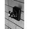 Kingston Brass KS3040TX Single-Handle Three-Way Diverter Valve with Trim Kit, Matte Black KS3040TX - alternate 3